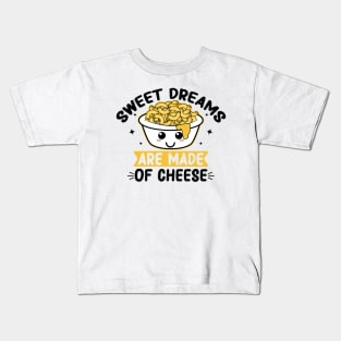 kawaii mac and cheese Fun quote Kids T-Shirt